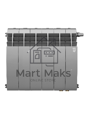 Радиатор Royal Thermo BiLiner 350 Silver Satin VR80 - 6 секц.