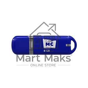 Флешка USB MORE CHOICE МФБ8 Blue (4620202558633), 8GB, USB 2.0, R/W 15/6, синий