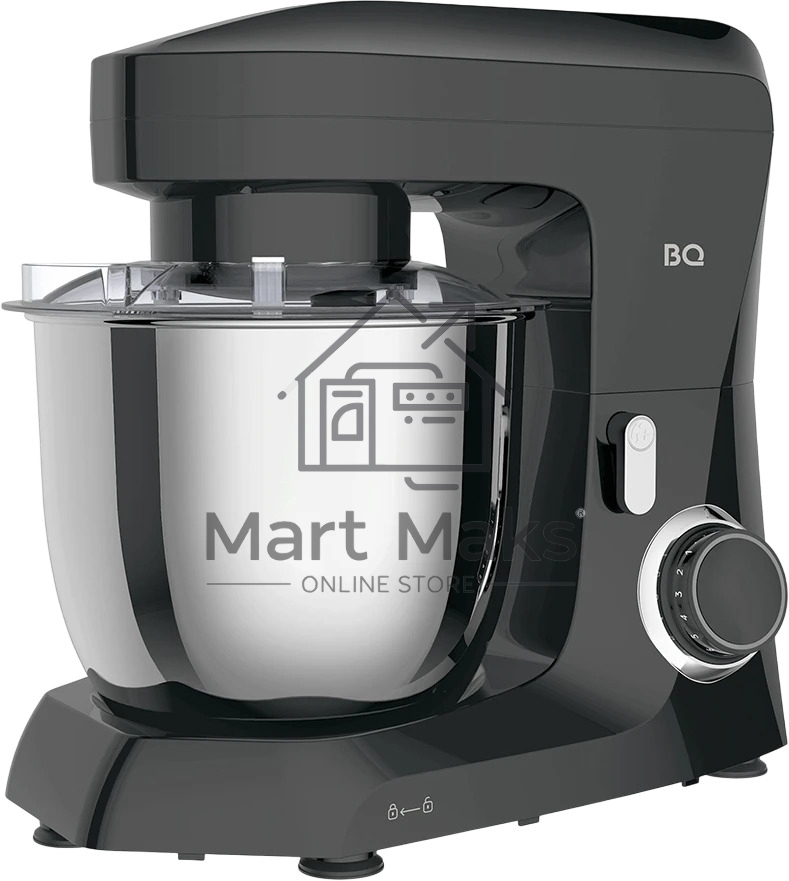 Миксер BQ MX342 серый, стационарный, 1600 Вт, 4.5 л, 10 скоростей