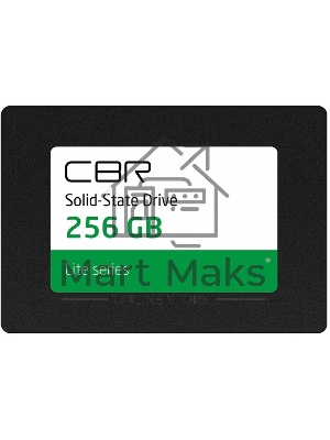 Накопитель SSD CBR SSD-256Gb-2.5-LT22, 256Gb, SATA III, 2.5
