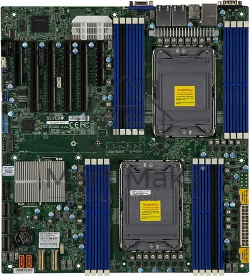 Серверная материнская плата Supermicro X12DPI-NT6-B, сокет LGA4189, Intel C621A, DDR4 ECC, 18xDDR4, 4xPCIe 4.0 x16, 2xPCIe x8, M.2, 14xSATA, 2x10GbE, 4xUSB 3.2, VGA, COM, E-ATX