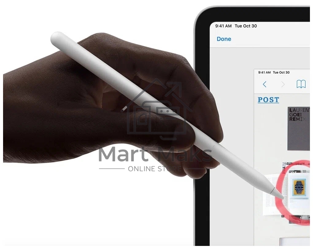 Стилус Apple A2051 2nd Generation для Apple iPad Pro/Air белый MU8F2AM/A