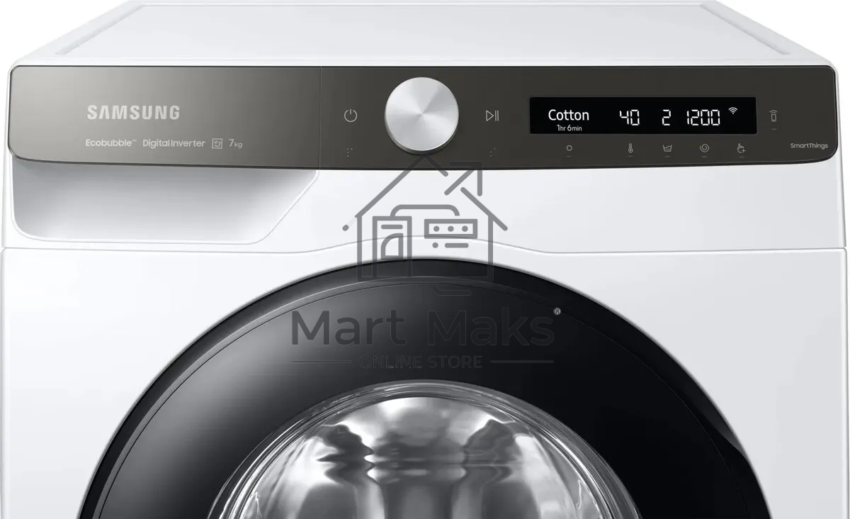 Стиральная машина Samsung WW70AG6S23ATLP белый, загрузка фронтальная 7 кг, 1200 об/мин, класс: A+++