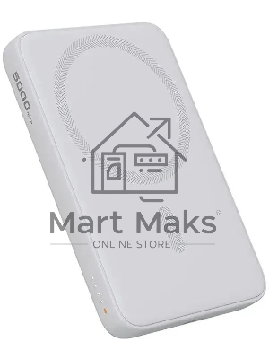 Портативный аккумулятор Aukey Magnetic 5000 белый