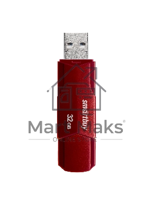 Флешка USB R/W SmartBuy 32Gb,CLUE Burgundy (SB32GbCLU-BG)
