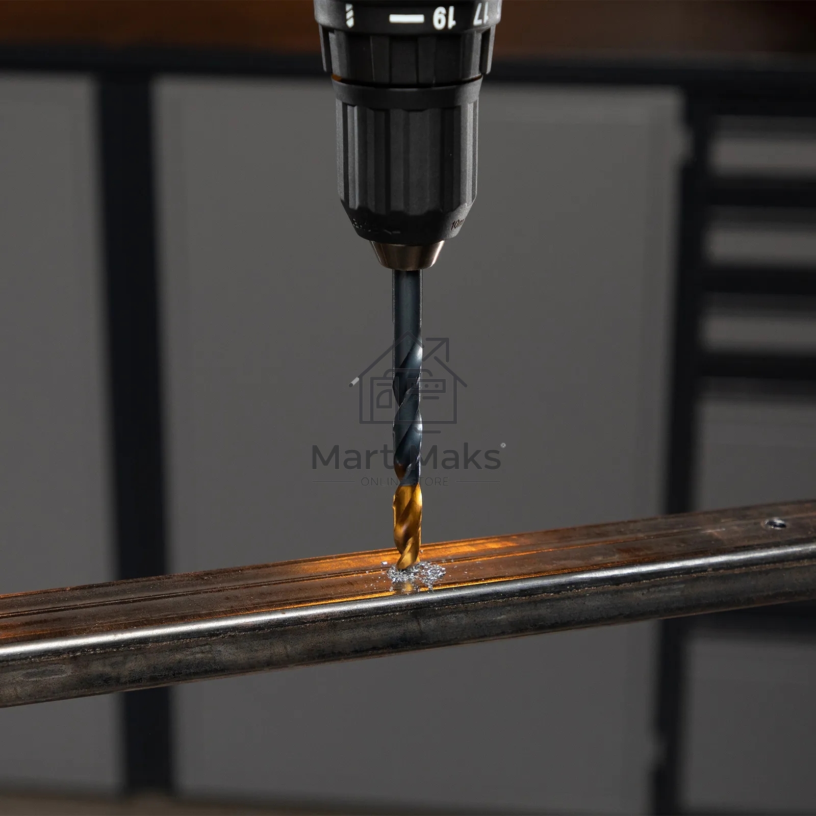 Набор сверл по металлу Denzel 1-13 мм, HSS-Tin, Golden Tip, 25 шт