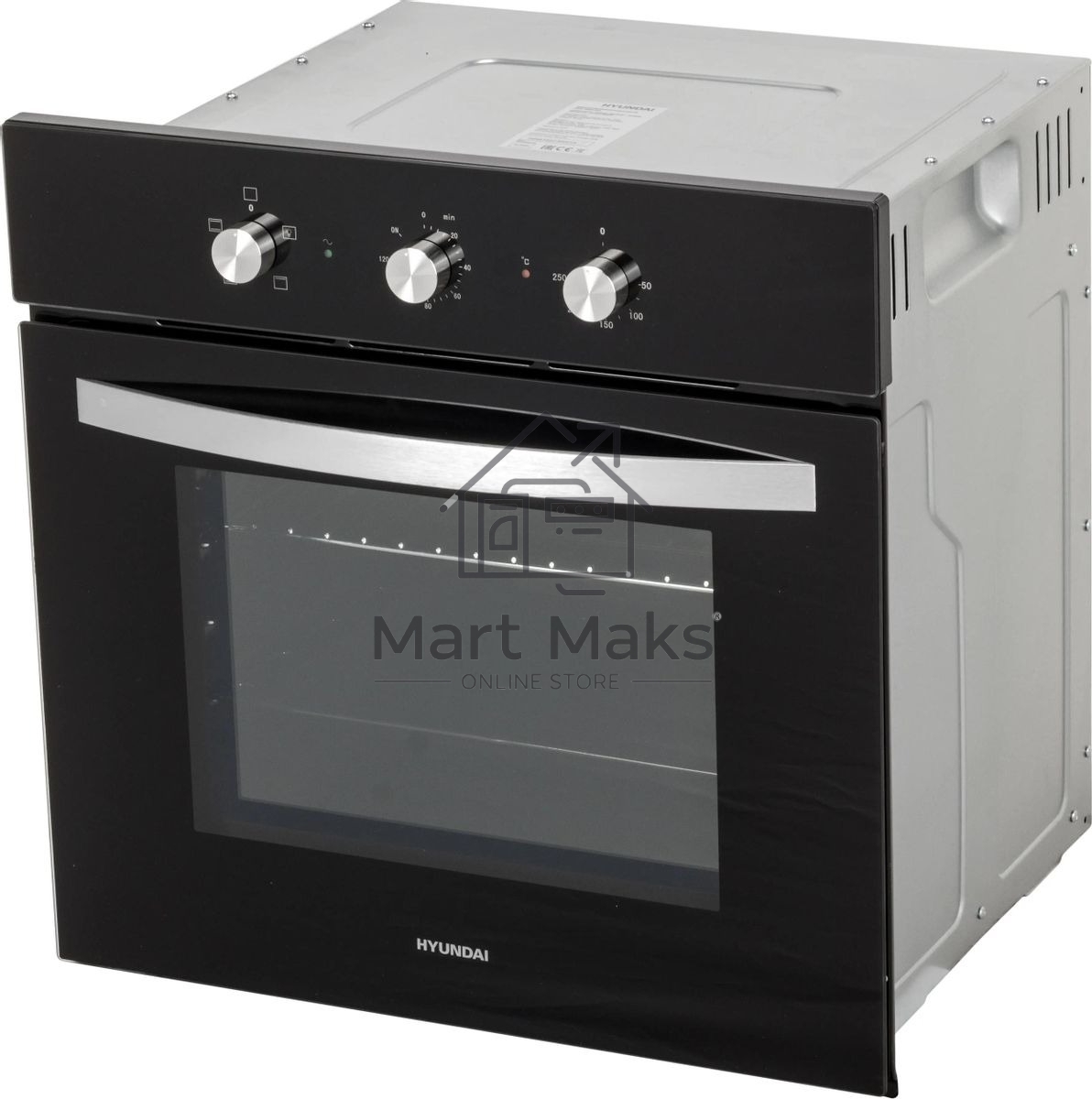 Духовой шкаф электрический Hyundai HEO 6630 BG черный, встраиваемый