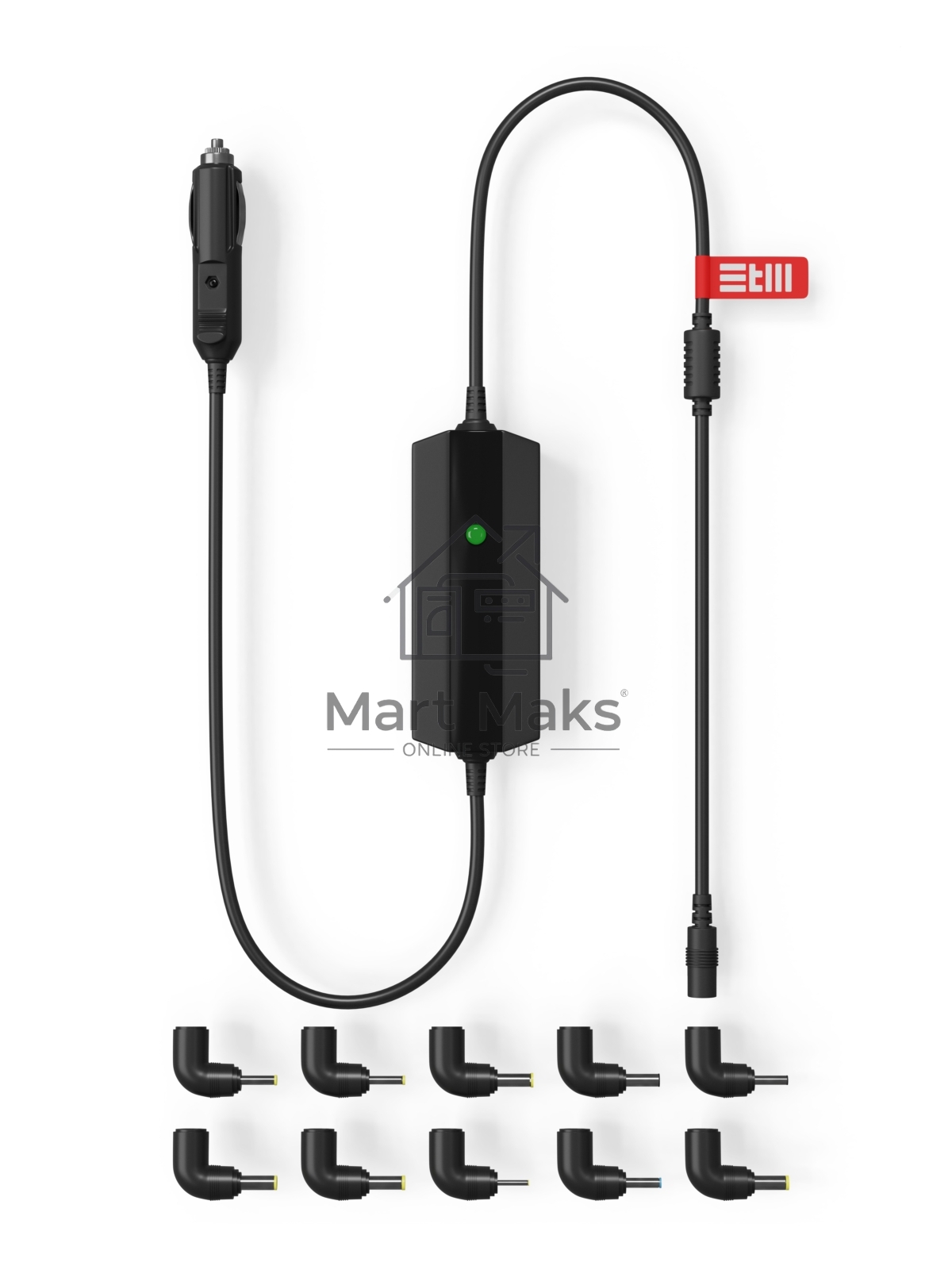 Автомобильный универсальный адаптер для ноутбуков на 65Ватт/ NB Adapter STM SLU65, 65W, Car adapter