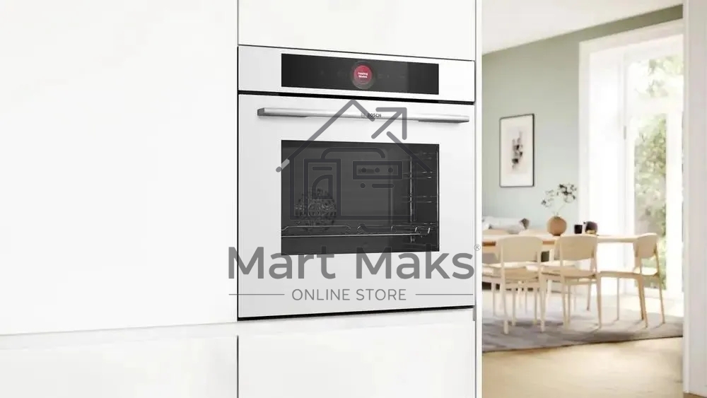 Встраиваемый духовой шкаф электрический Bosch Serie 8 HBG7341W1 белый