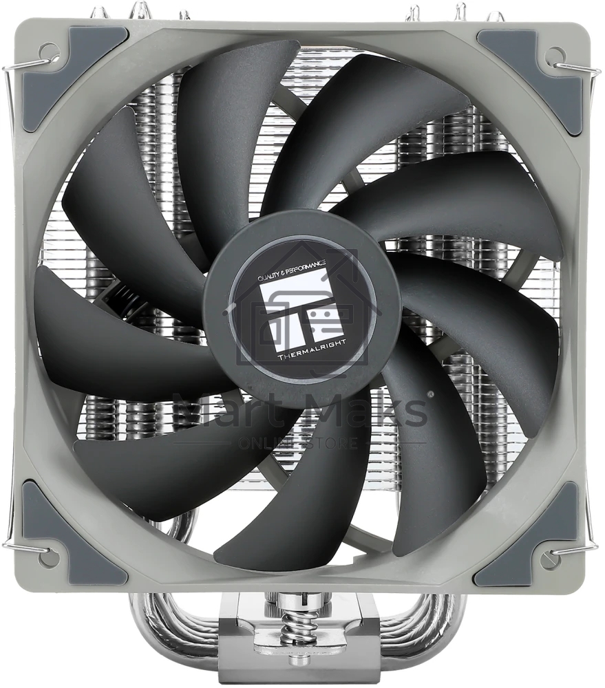 Кулер для процессора Thermalright Burst Assasin 120 (4-pin PWM, 154мм, Ni/CU, 6x6мм, 1x120мм, 66.17CFM, 25.6dBA, 1550RPM, S: 1700, 1200, 115X, AM5, AM4)