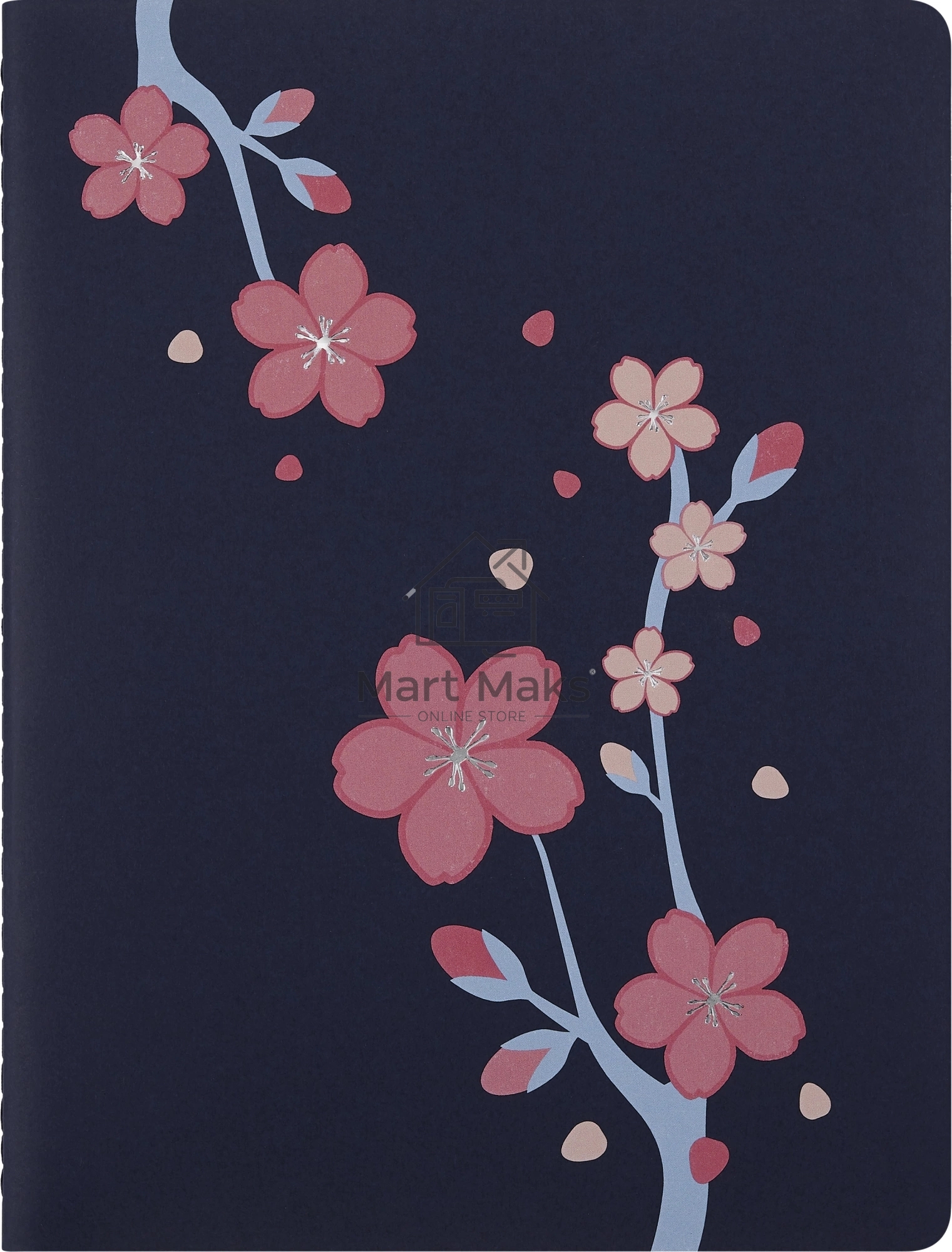 Блокнот Moleskine LIMITED EDITION SAKURA CAHIER LESU08QP321 XLarge 190х250мм, обложка картон, 120 страниц, линейка, черный, 2025