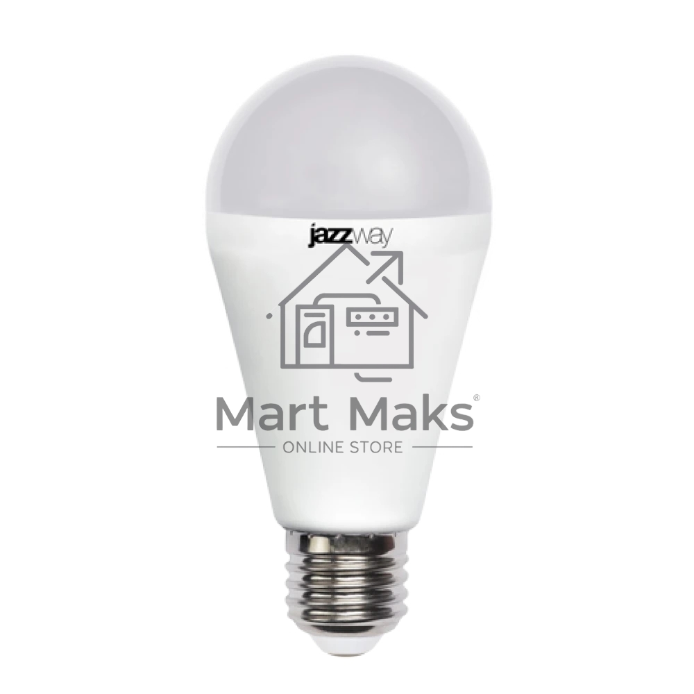 Лампа светодиодная JazzWay PLED-SP A60 15Вт грушевидная 3000К тепл. белый E27 1530лм 230В