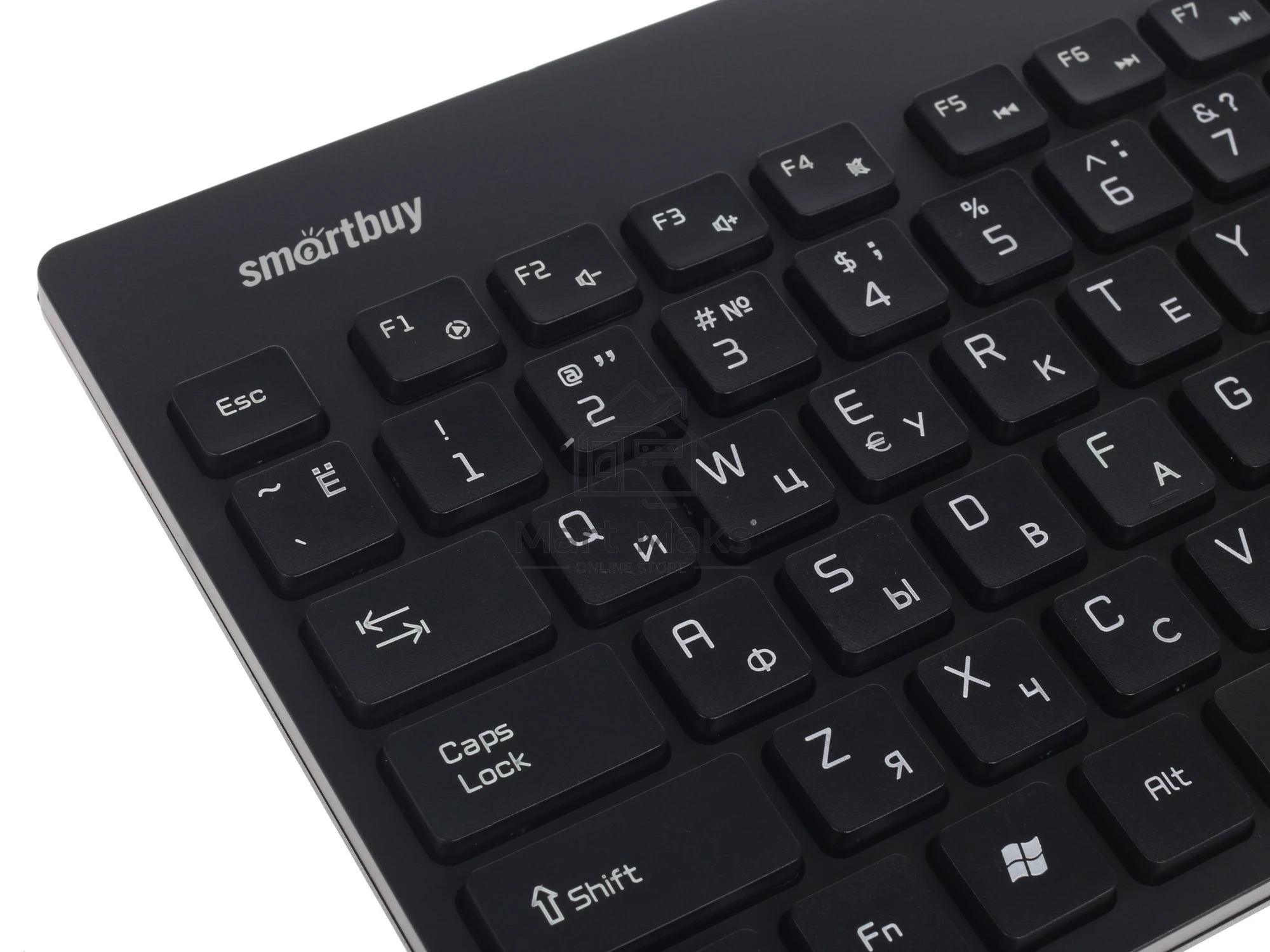 Комплект клавиатура+мышь Smartbuy 220349AG беспроводной, USB, 1600 DPI, чёрный