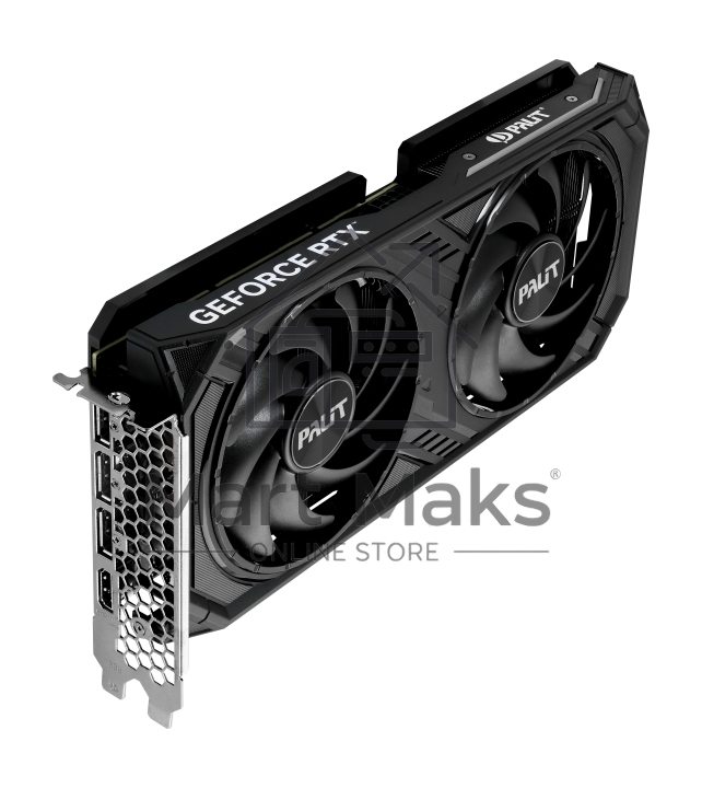 Видеокарта Palit RTX4060TI DUAL OC NVIDIA GeForce RTX 4060TI 8192Mb PCI-E 4.0 128 GDDR6 2685/9000 HDMIx1 DPx3 HDCP Ret