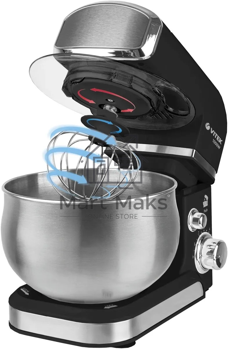 Кухонная машина Vitek Midnight VT-4116 черный/стальной