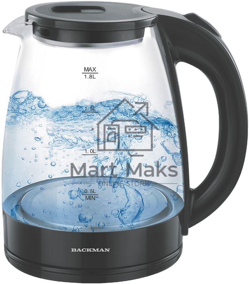 Электрочайник BACKMAN BM-TEA 725 1,8 л, 2200 Вт