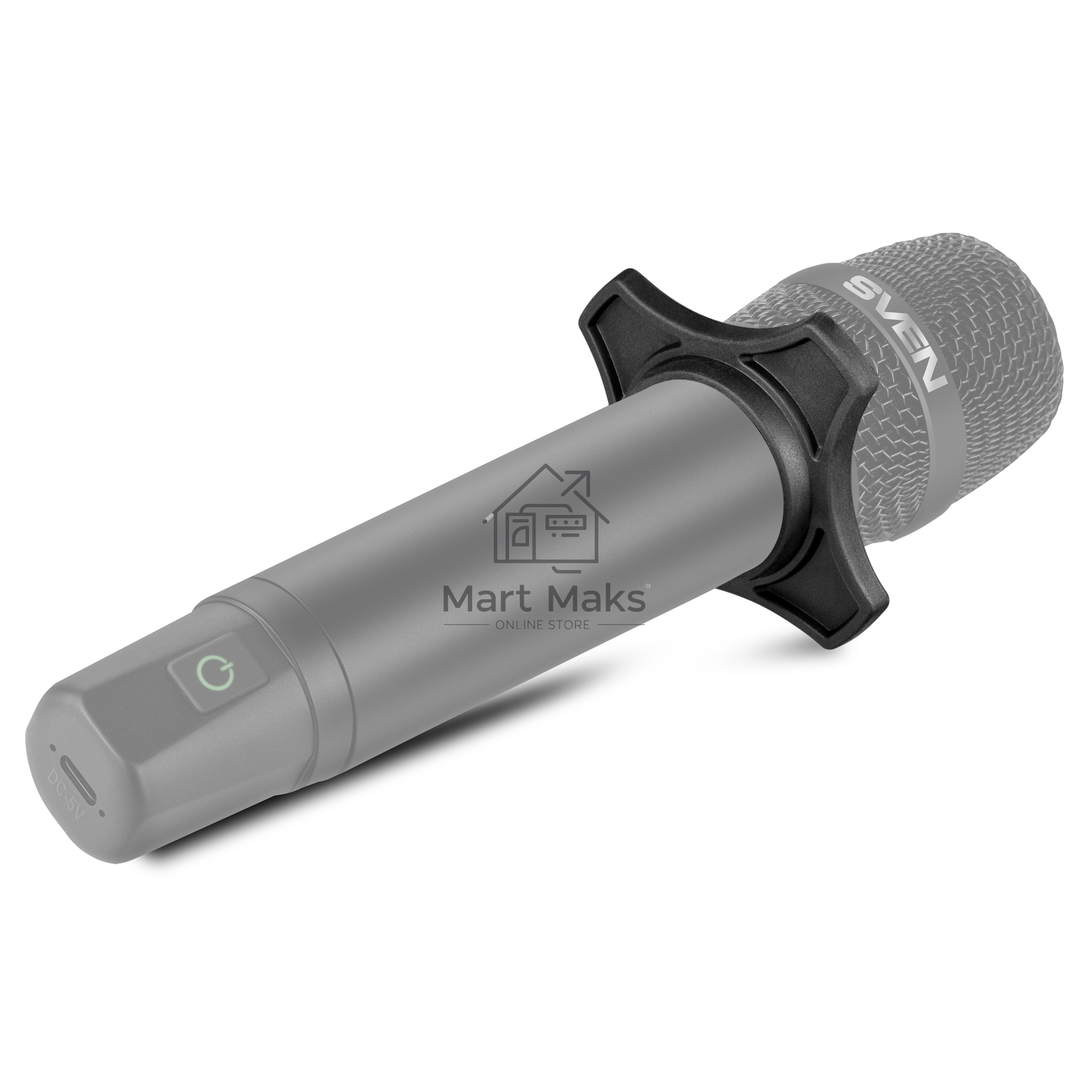 Микрофон беспроводной SVEN MK-740, черный (2.4GHz, 180mAh)