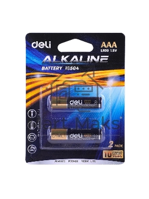 Батарейки Deli E18504 AAA LR03 1.5V (2 шт) 