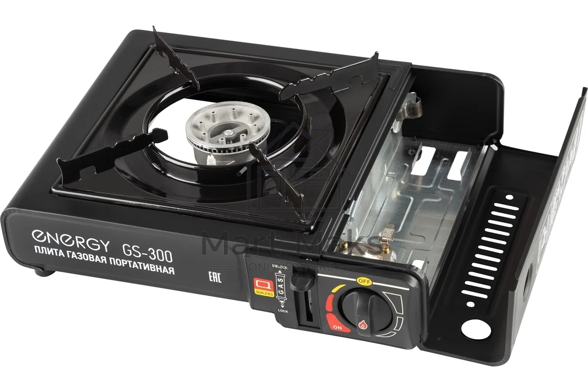 Плитка газовая портативная Energy GS-300 (2 типа подключения) (105311)