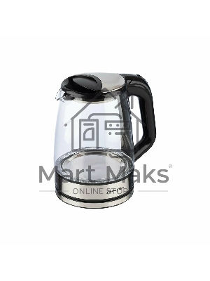 Чайник электрический Матрена MA-155 2,2л, стекло, черный (105230)