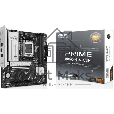 Материнская плата ASUS PRIME B850M-A-CSM AM5 mATX 4xDDR5 2xPCIEx16 3xM.2 2xDP HDMI 2.5GLAN 