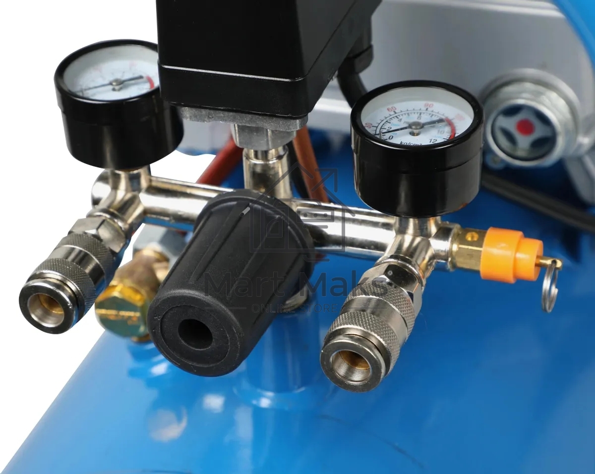 Компрессор поршневой Диолд КМП-2000/50 масляный 270л/мин 50л 2000Вт синий/черный