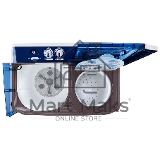 Стиральная машина LG P1461RWPL белый/синий, загрузка вертикальная 13 кг
