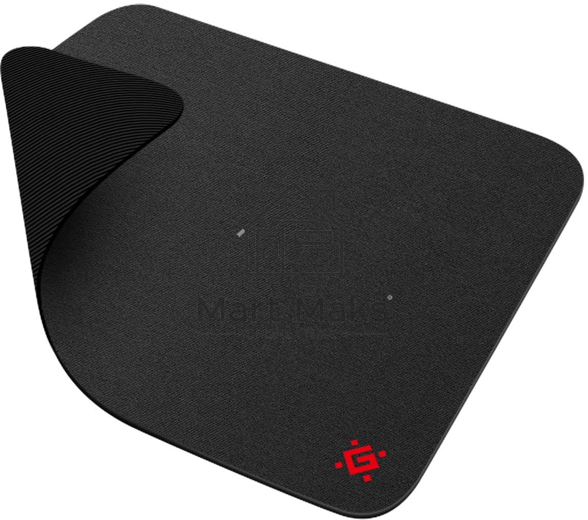 Коврик для мышки Defender S 250x350x3 мм, ткань+резина черный