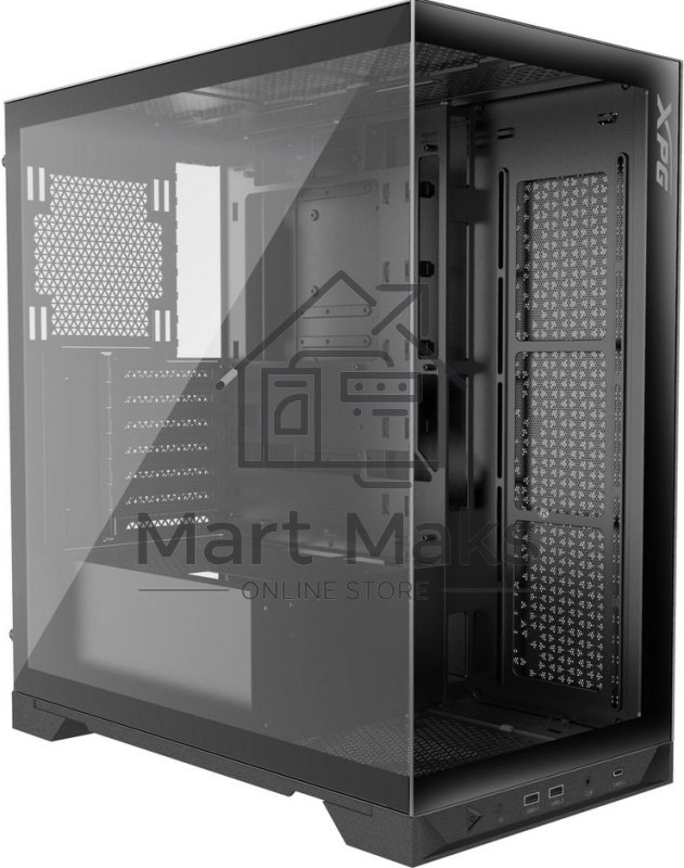 Компьютерный корпус XPG INVADER X BLACK (INVADERXMTWOF-BKCWW) Mid-Tower, Micro-ATX, Mini-ITX, Standard-ATX, USB 3.2 Gen2 Type-A, USB 3.2 Gen2 Type-C
