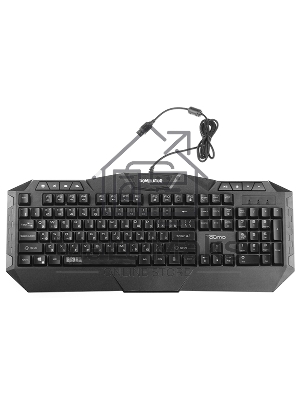 Игровой комплект Qumo Dominator K66/M83, кл-ра проводная, 104+8 клавиш, подсветка радужная, мышь проводная, оптическая, 4 цвета, 1200/1600/2400/3200 dpi