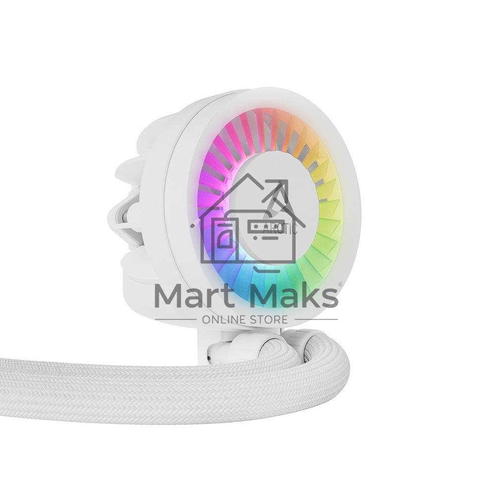 Жидкостная система охлаждения Arctic Liquid Freezer III 240 A-RGB белый, 120 мм, алюминий, 2800 об/мин, 25 дБ, 4 pin, 250 Вт