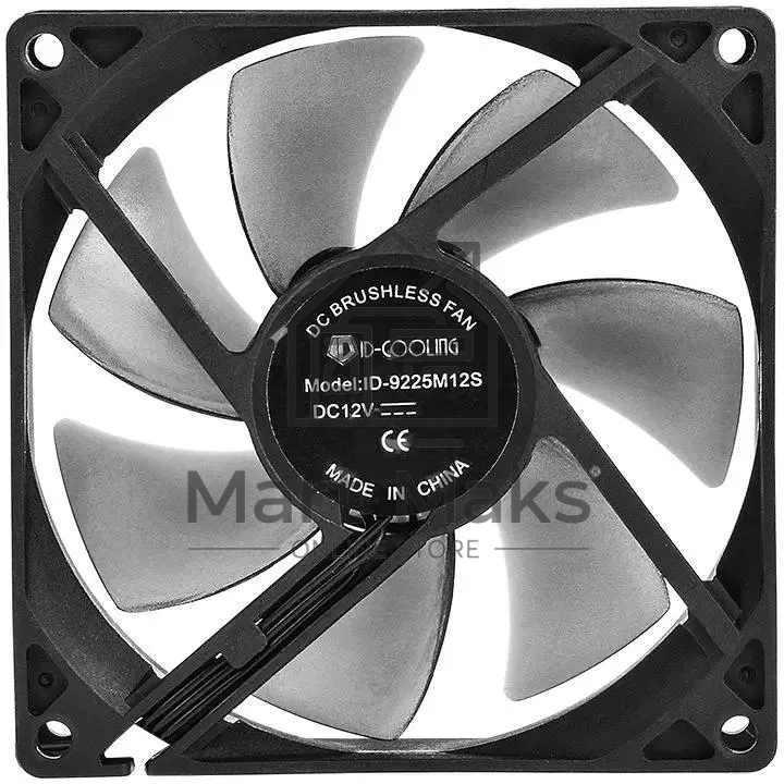 Вентилятор для корпуса ID-Cooling NO-9225-SD черный, 92 мм, 1500 об/мин, 29 дБ, 3 pin