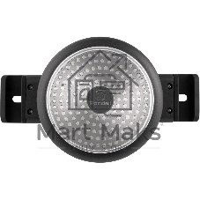 Кастрюля Rondell Modern RDA-1726, 2.6л, 20см, с крышкой, черный