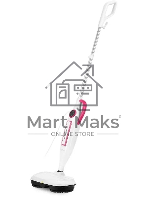 Швабра паровая Kitfort КТ-1096 белый/малиновый