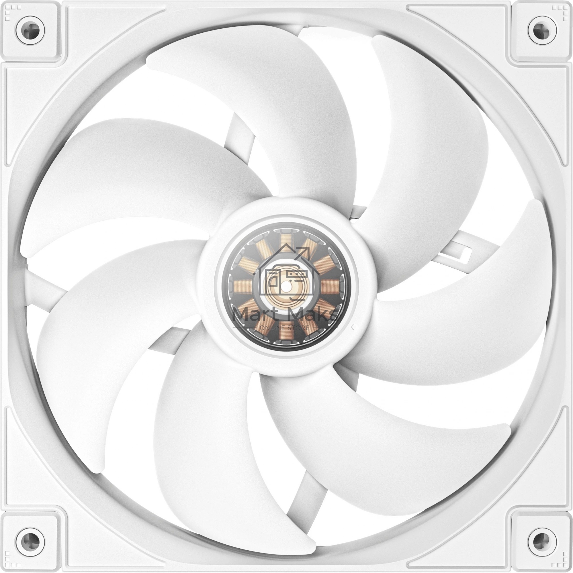 Вентилятор для корпуса DEEPCOOL FT14 белый, 140 мм, 1650 об/мин, 25.1 дБ, 4 pin
