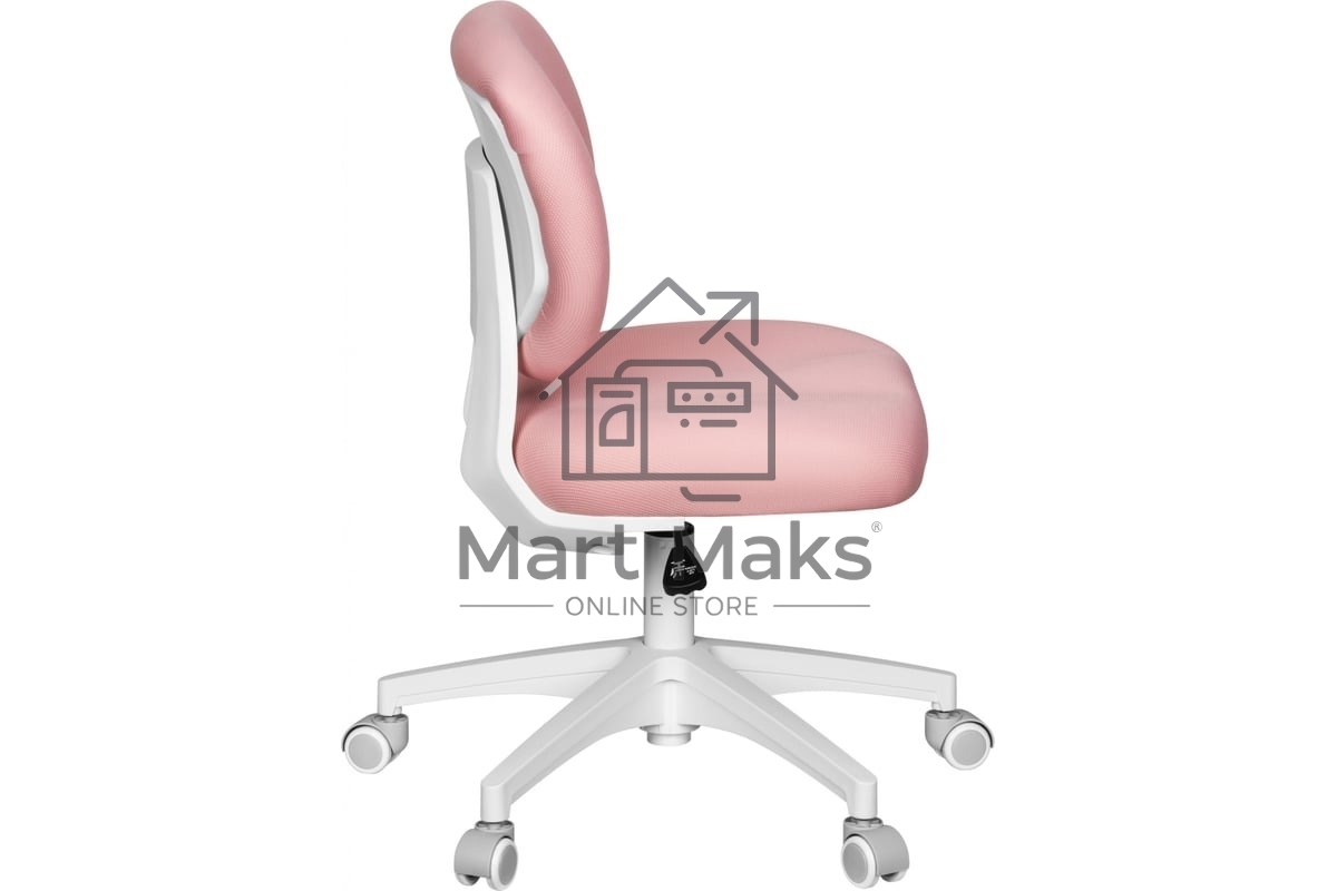 Кресло детское Cactus CS-CHR-3594PK розовый крестов. пластик белый