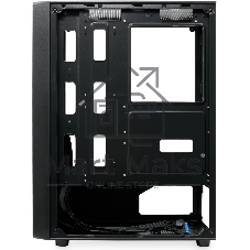 Компьютерный корпус без блока питания HSPD M530, Mesh Mid Tower, Black, TG, 0.4 SPCC, no fans ATX, mATX, mITX 155/290/200mm 2x2.5