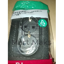 Розетка 2-ая с/з со шторками, 16А, 250 В SE Blanca внутр Антрацит
