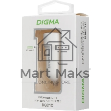Автомобильное зар./устр. Digma DGC1С 12W 2.4A 2xUSB белый (DGC1C2LX22WH)