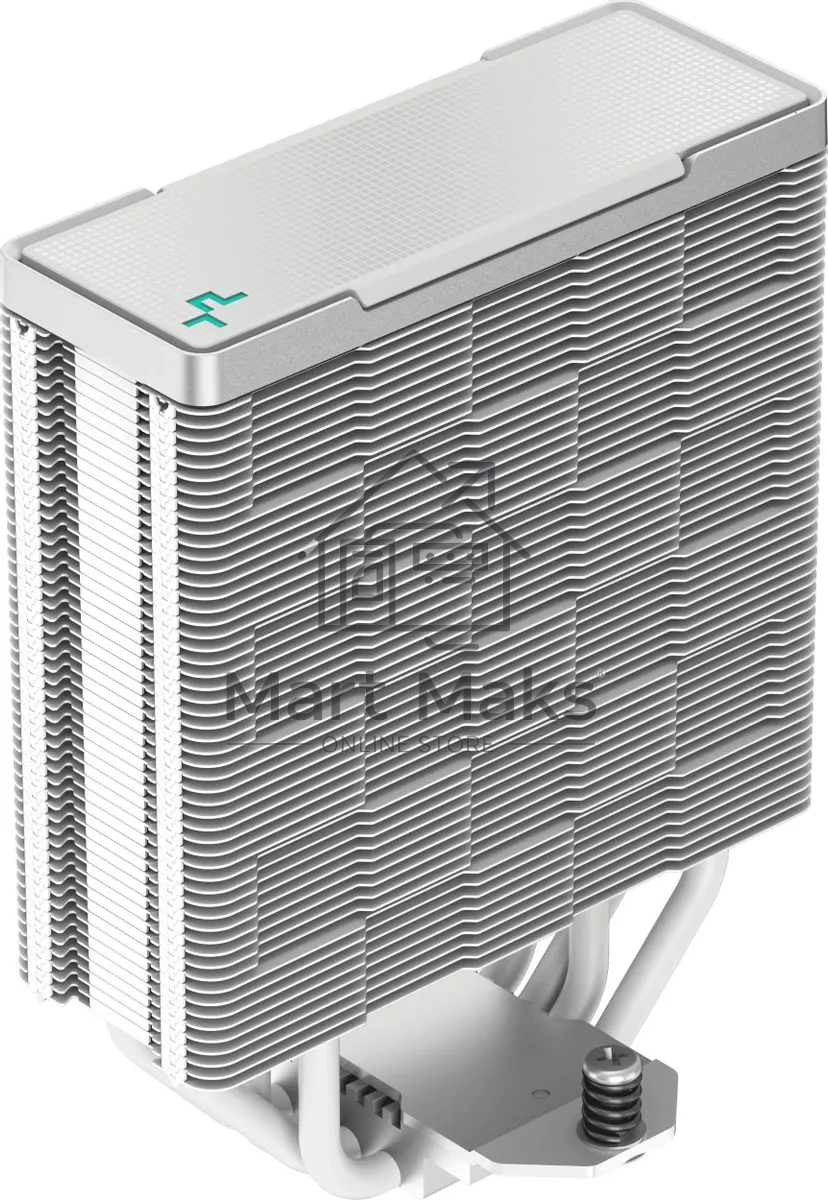 Кулер для процессора DEEPCOOL AK400 WH белый, 120 мм, алюминий/медь, 1850 об/мин, 29 дБ, 4 pin, 220 Вт, 155 мм