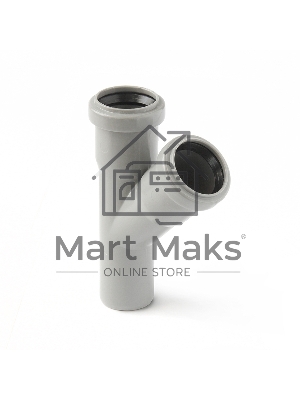 Тройник канализационный (полипропилен) 50x50/45град.