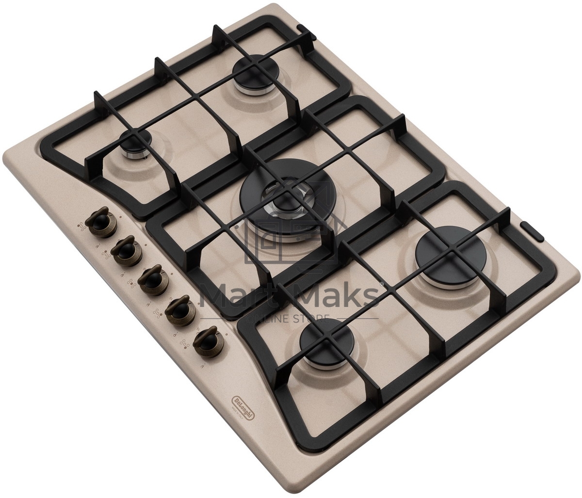 Газовая варочная панель DeLonghi OWF 57 PRO RUS независимая, бежевый