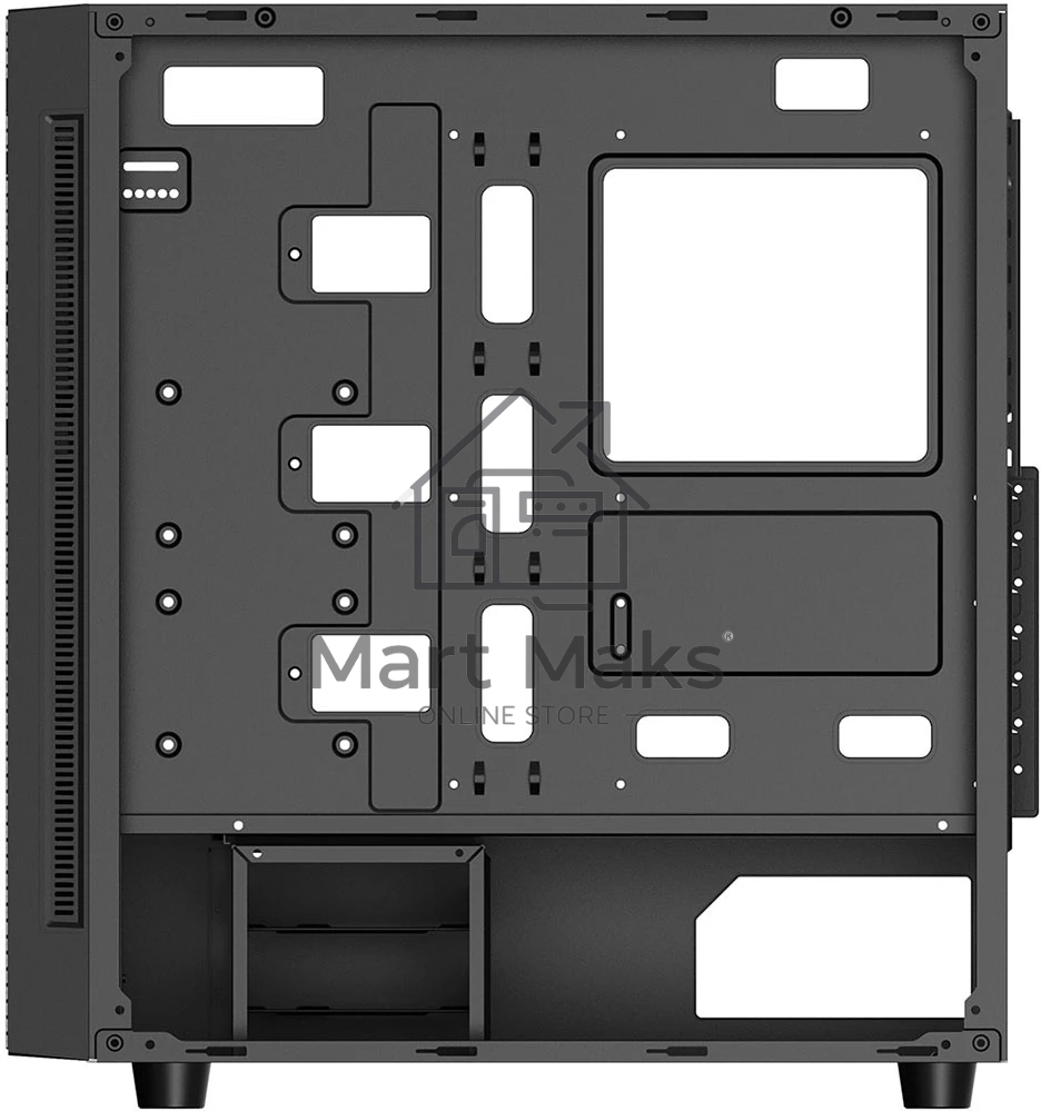 Компьютерный корпус Deepcool MATREXX 55 MESH без БП, большое боковое окно, черный, ATX