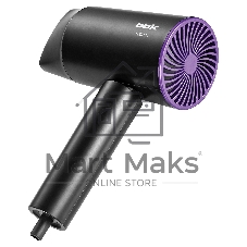 Фен BBK BHD1202 черный, 1200 Вт, компактный