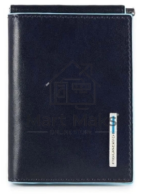 Портмоне Piquadro Blue Square PU3890B2/BLU2 синий натур.кожа