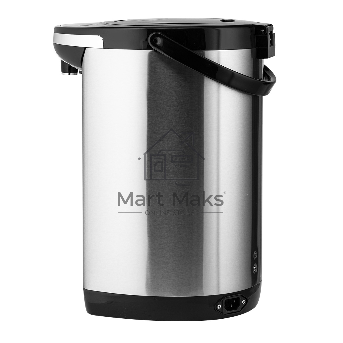 Термопот Centek CT-1084 сталь, 6.0 л, 750 Вт, 2 способа подачи воды, двойная защита от перегрева