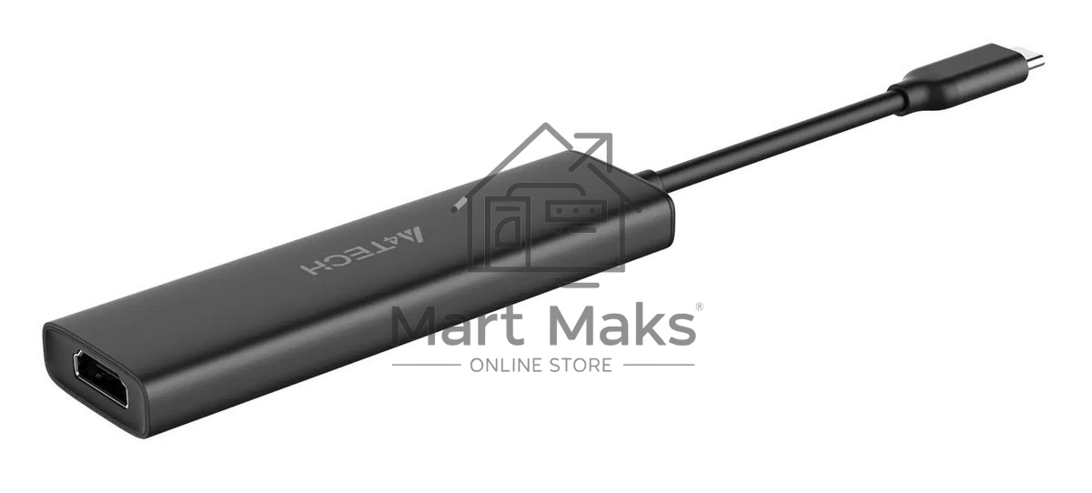 Разветвитель USB-C A4Tech DST-60C 2порт. серый