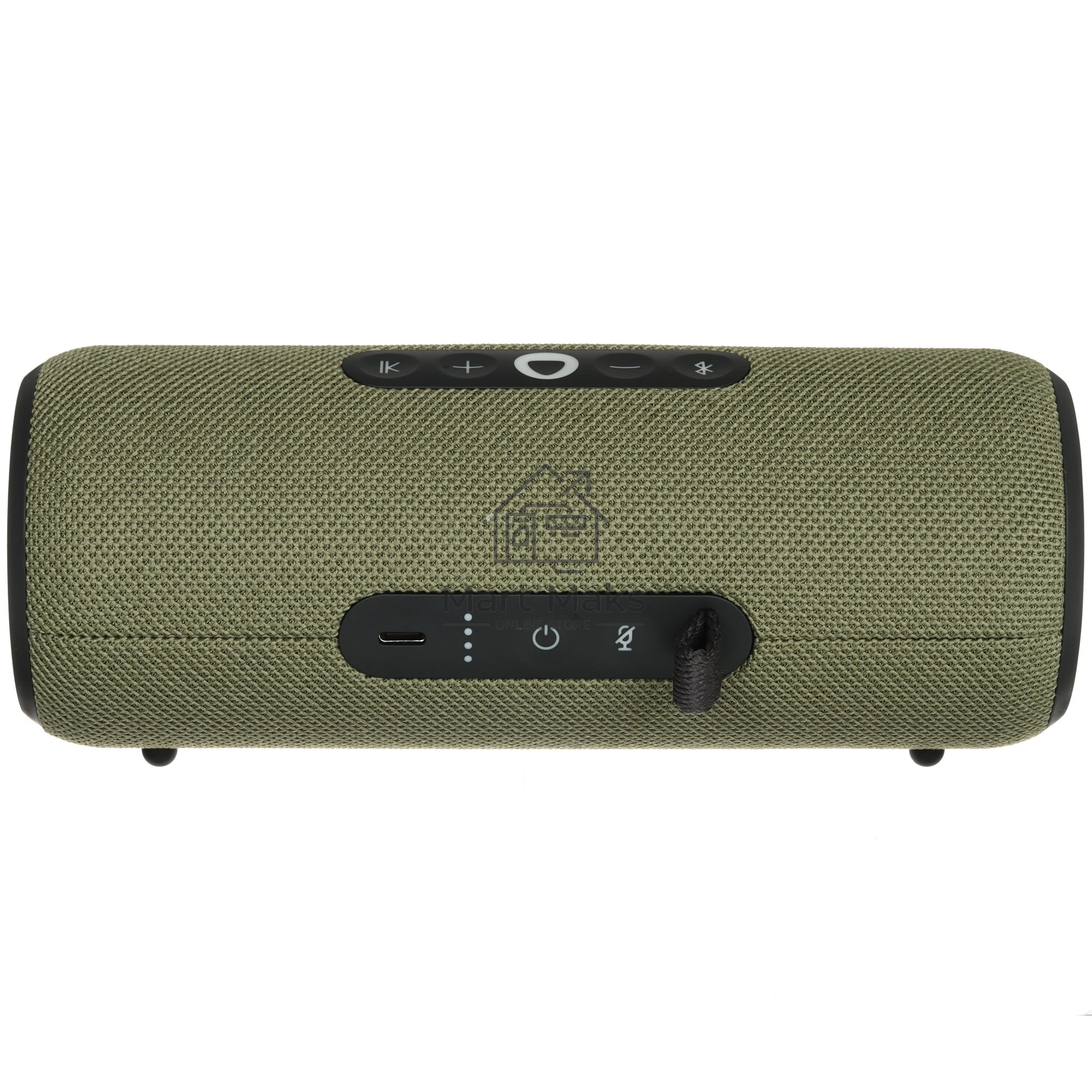 Умная колонка Яндекс Станция Стрит, 30Вт, компактная, 2 динамика, Wi-Fi, Bluetooth 5.0, Алиса, зеленый