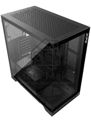 Компьютерный корпус XPG INVADER X черный (INVADERXMTWOF-BKCWW) Mid-Tower, Micro-ATX, Mini-ITX, Standard-ATX, USB 3.2 Gen2 Type-A, USB 3.2 Gen2 Type-C
