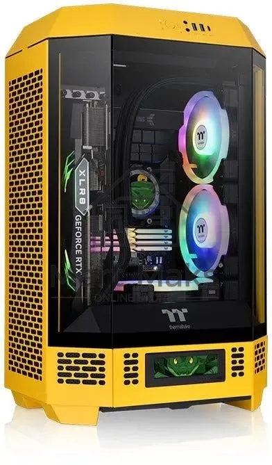 Корпус Thermaltake The Tower 300 желтый без БП miniITX 8x120mm 6x140mm 2xUSB3.0 audio bott PSU